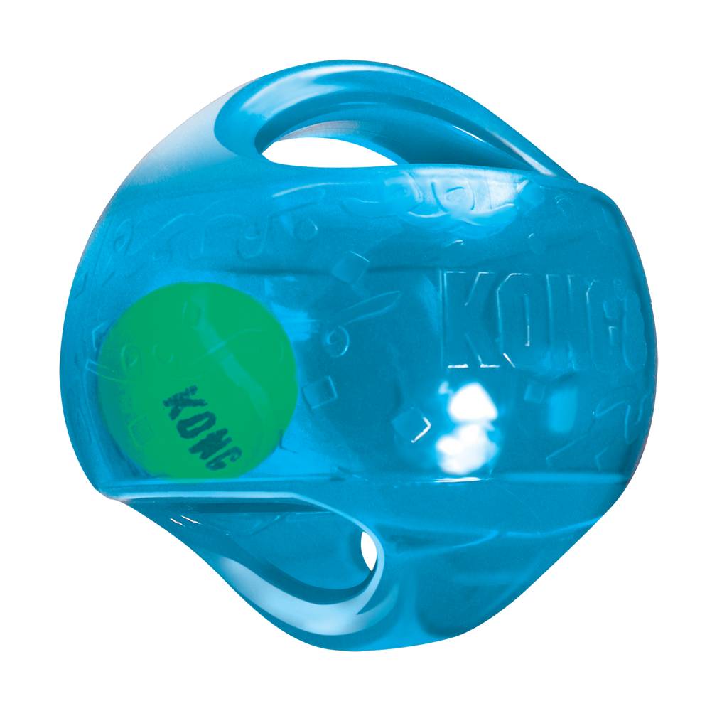 KONG Jumbler Ball Dog Toy, XL, Blue (1.7 lbs)