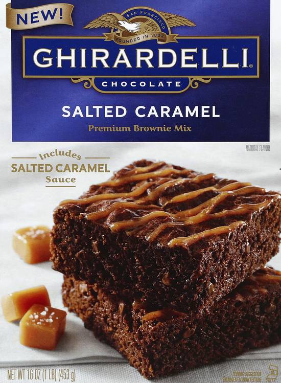 Ghirardelli Premium Salted Caramel Brownie Mix