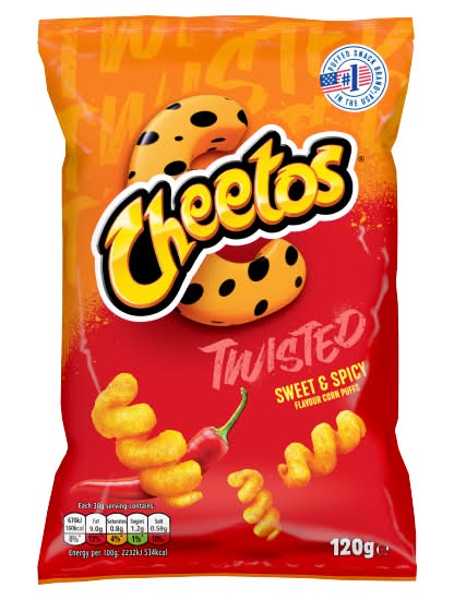 Cheetos Twisted Sweet & Spicy Sharing Crisps (120g)