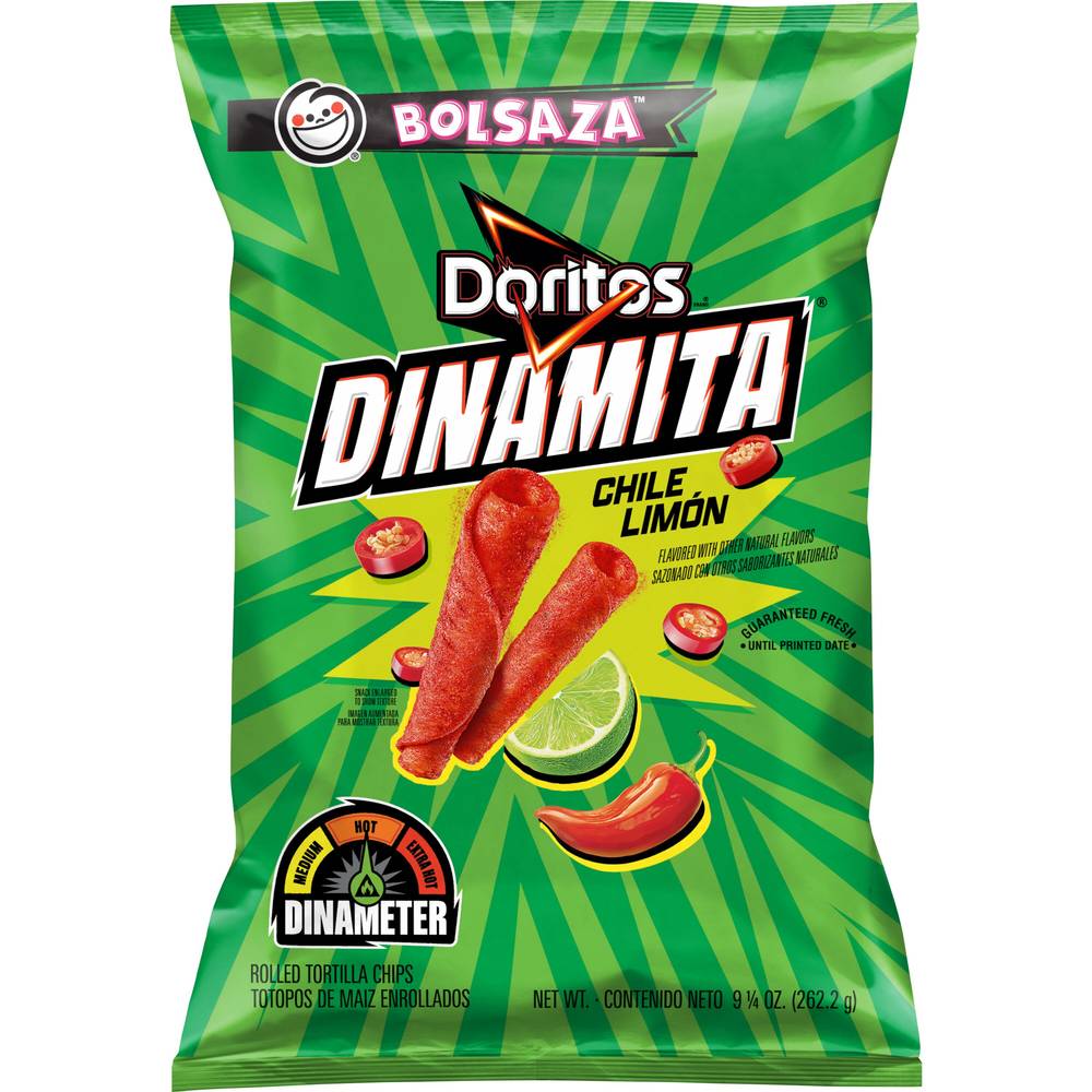 Doritos Dinamita Rolled Tortilla Chips (chile limon)