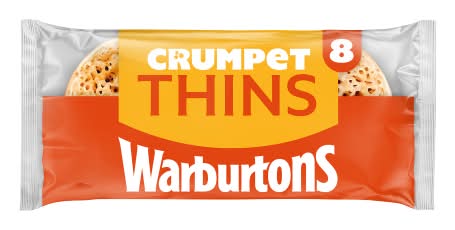 Warburtons Crumpet Thins (8 pack)