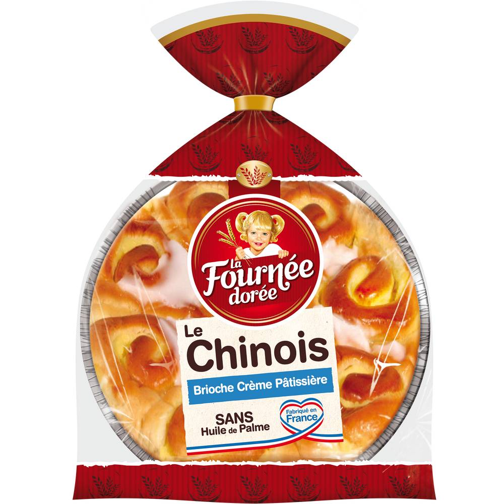 La Fournée Dorée - Le chinois brioche crème pâtissière