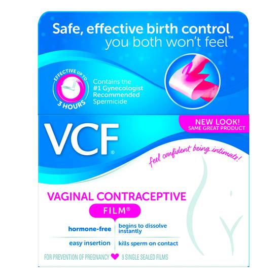 VCF Vaginal Contraceptive Film Dissolving (9 ct)