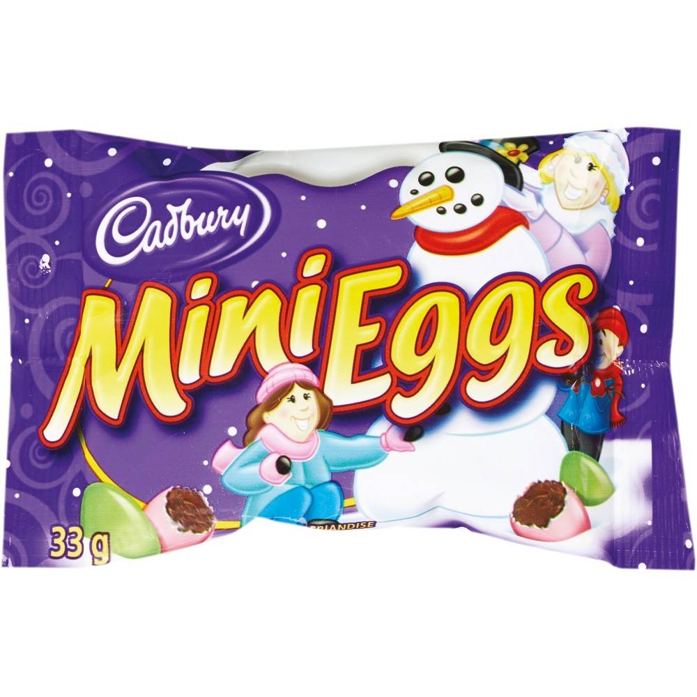 Cadbury mini eggs des fêtes (33 g) - mini eggs christmas candy (33 g)