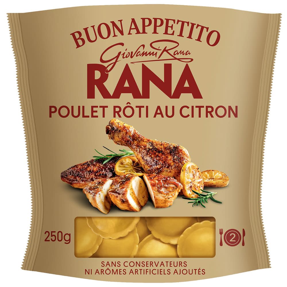 Giovanni Rana - Pâtes fraîches fiore poulet rôti au citron (250g)