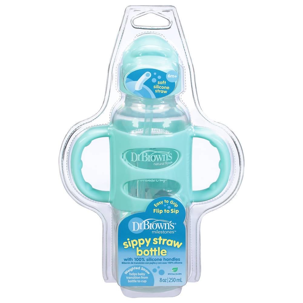 Dr. Brown's Milestones Sippy Straw Bottle 6m+