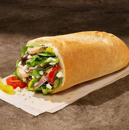 Greek Salad Stuffer with Chicken