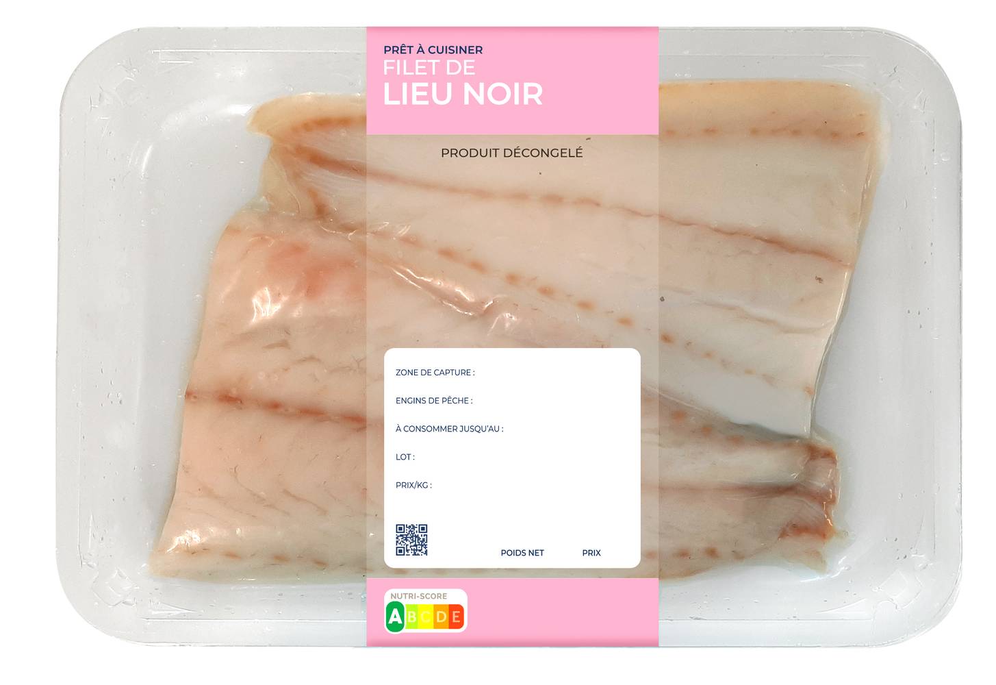 Filet de lieu noir (200g)