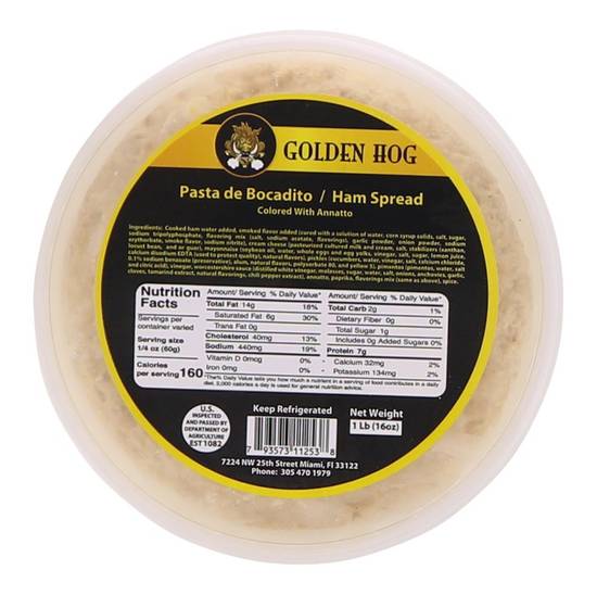 Golden Hog Ham Spread