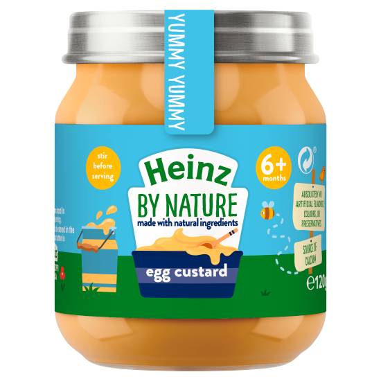 Heinz By Nature Egg Custard 4+ Months 120g