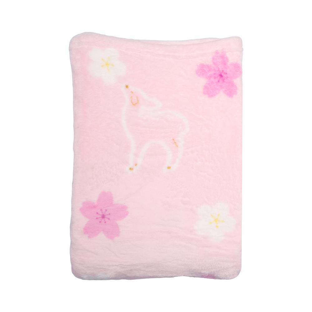 Miniso manta flores rosa (1 pieza)