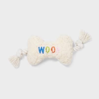 12.5" Bone Plush Rope Dog Toy - Boots & Barkley™