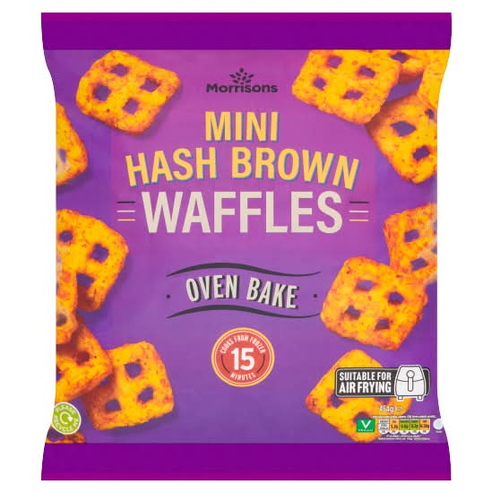 Morrisons Mini Hash Brown Waffles (454g)