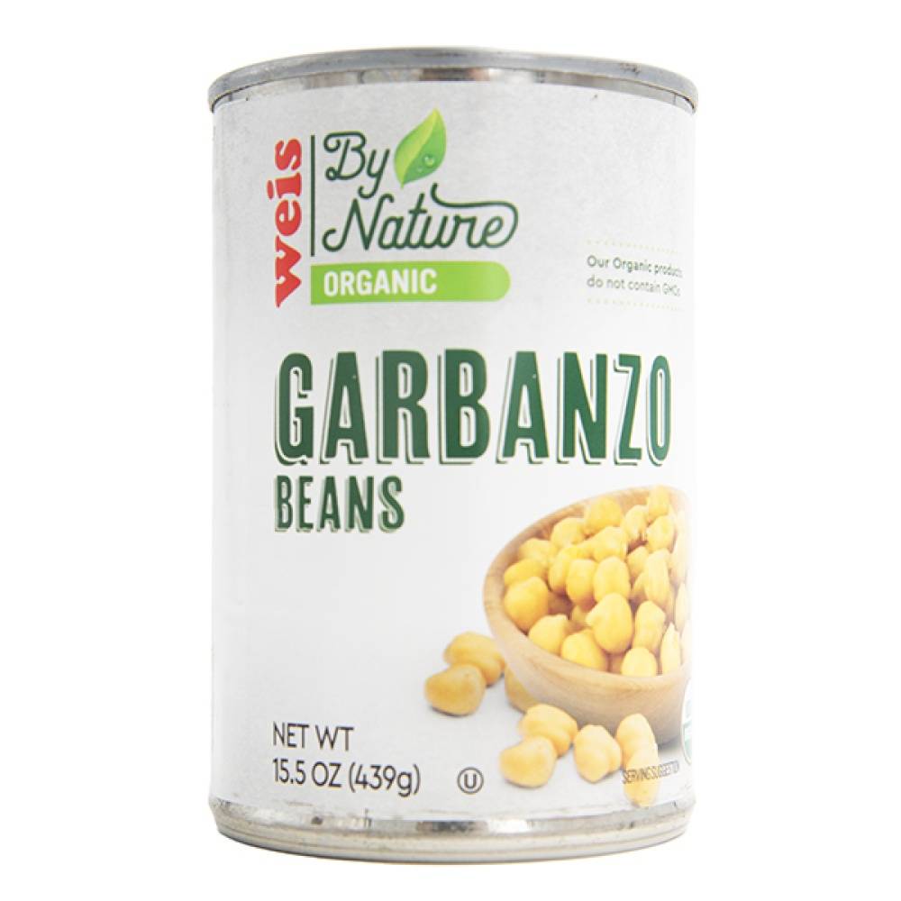 Weis by Nature Organic Beans Garbanzo