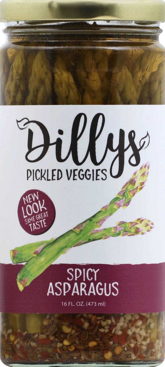 Dilly's Pickled Veggies Spicy Asparagus (16 fl oz) Delivery Near You