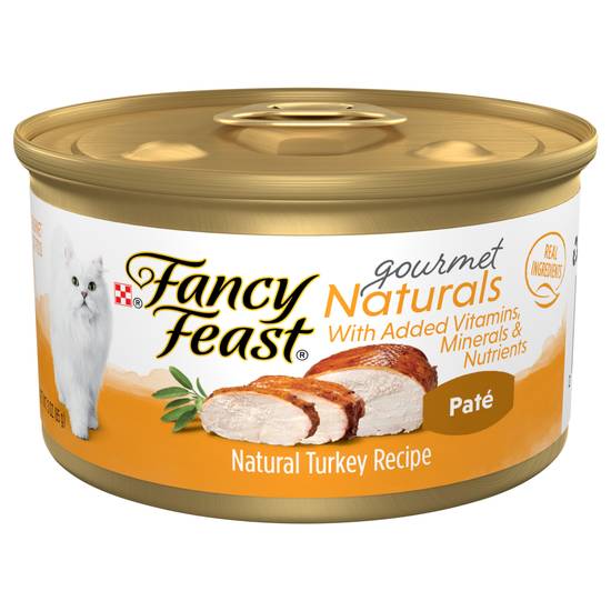 Purina Fancy Feast Gourmet Naturals Turkey Paté Cat Food (3 oz)