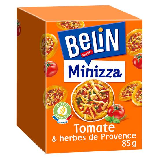 Belin - Minizza biscuits apéritifs crackers à la tomate et aux herbes de Provence