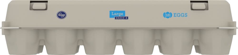 Kroger White Eggs, L (38 oz, 18 ct)