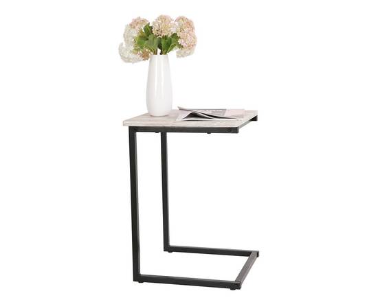 M+design mesa auxiliar sara natural/negro (35 x 33 x 50 cm)