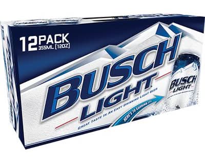 Cerveza Busch Light (vol 4.1%) 12 x 12 oz