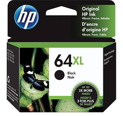 HP 64Xl High-Yield Black Ink Cartridge N9j92an