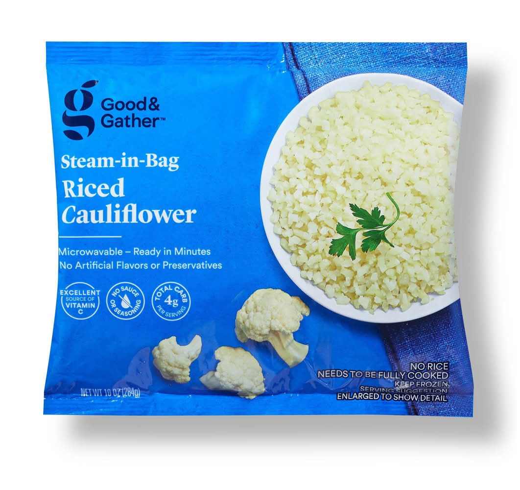 Good & Gather Steam in Bag Riced Cauliflower (10 oz)