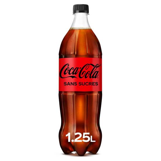 Coca-Cola sans sucres 1,25L