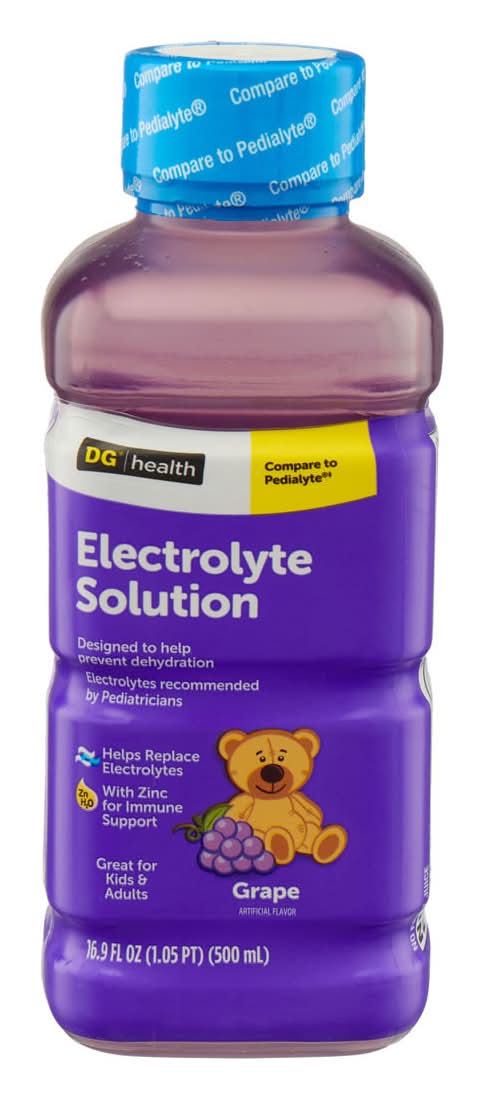 DG Health Electrolyte Solution, Grape (16.9 fl oz)