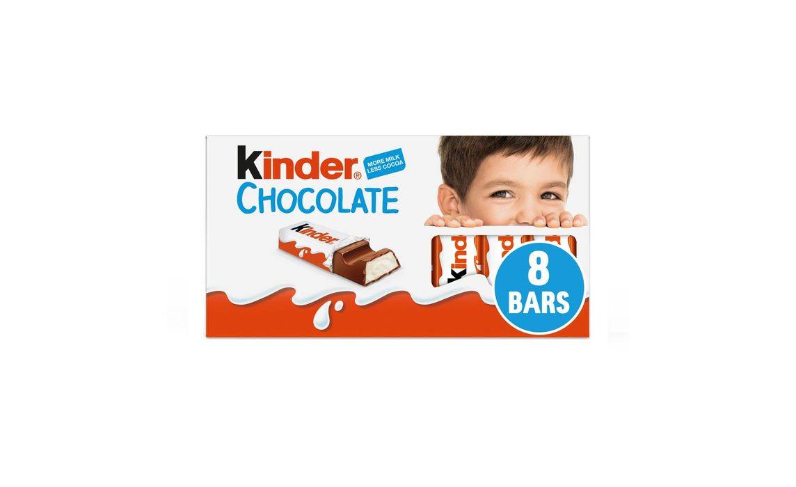 Kinder Small Chocolate Bars 8 x 12.5g (381214)