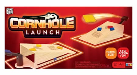 Mini 2-Player Cornhole Launch Table Top Game