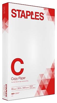 Staples Copy Paper Ream (500 ct)