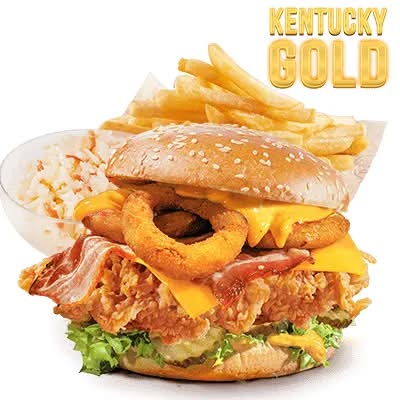 Kentucky Gold Grander Burger Menu