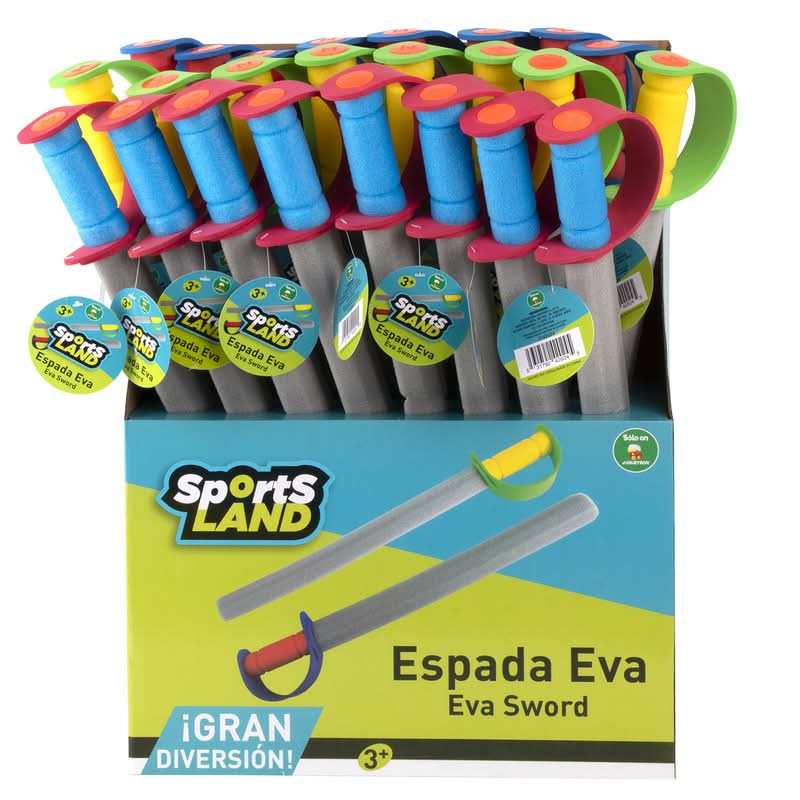 Sports Land Juguete espada Eva de espuma (Amarillo)