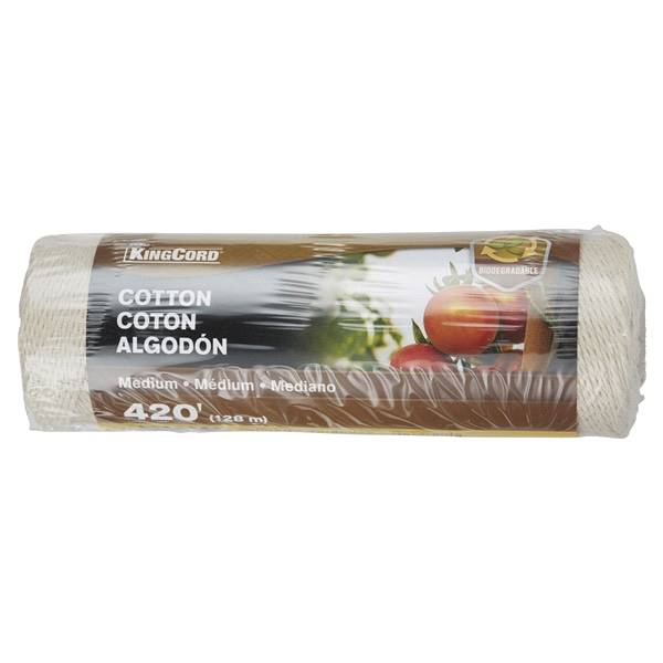 Mibro KingCord Natural Cotton Twine, Medium, 420 ft