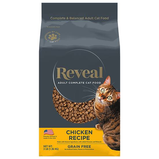 Reveal Pet Food Grain Free Chicken Recipe Cat Food