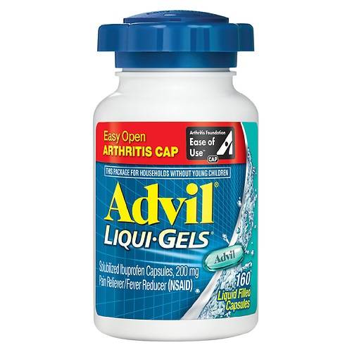 Advil Easy Open Liqui-Gels Ibuprofen Pain Reliever & Fever Reducer - 160.0 ea