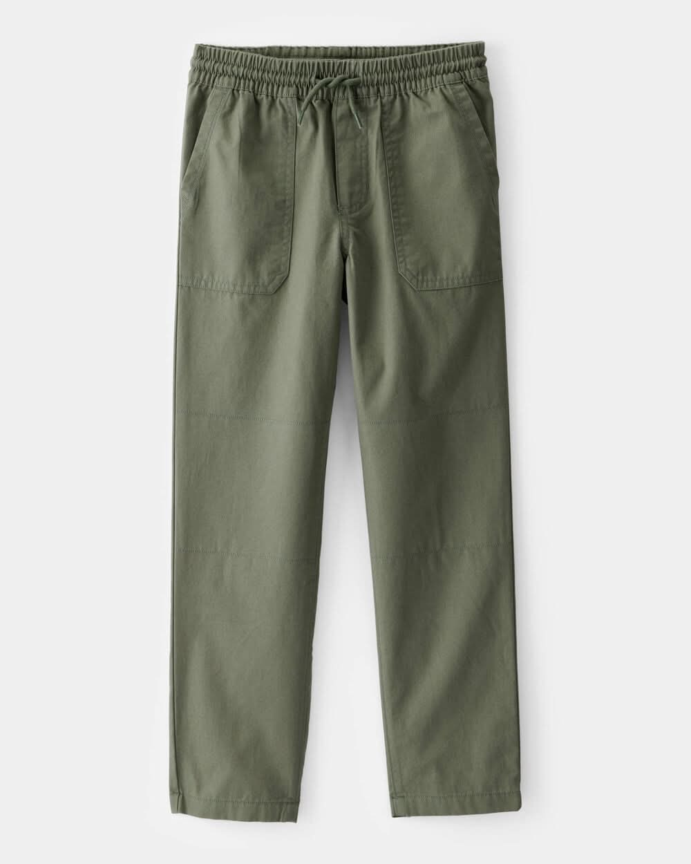 Boys Everyday Pull-On Pants - Green - 5