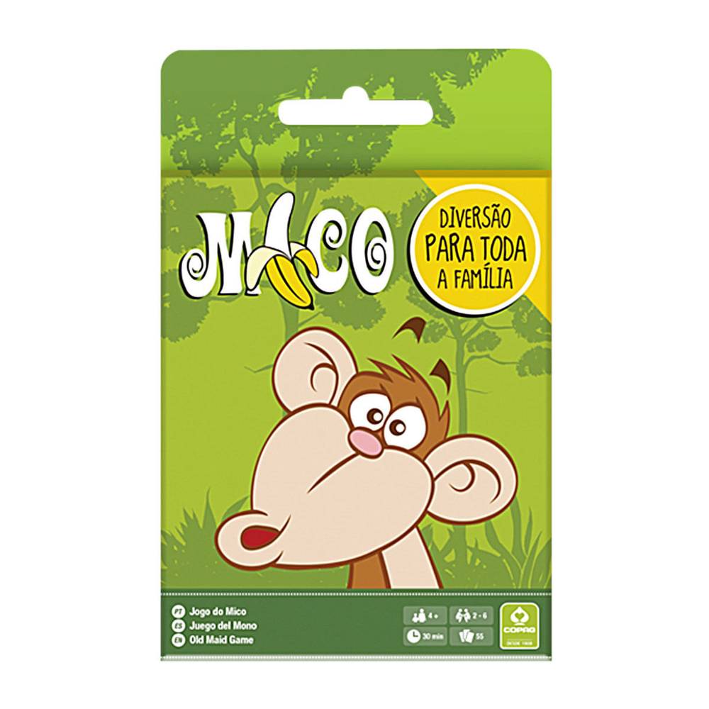 Copag jogo de cartas com aroma de banana mico (44 cartas)