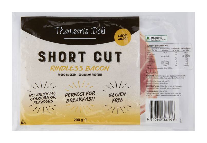 Thomson's Deli Short Cut Bacon (200g)