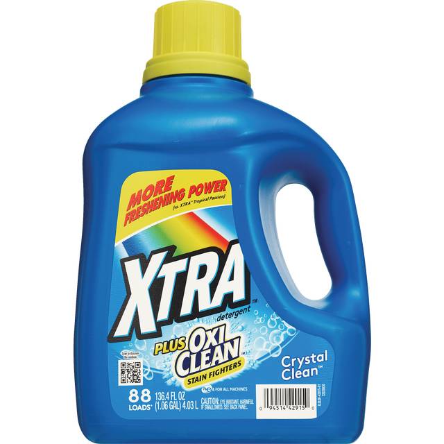 Xtra Liquid Laundry Detergent Plus OxiClean (88 Loads)