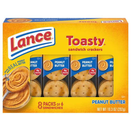 Lance Toasty Peanut Butter Sandwich Cracker