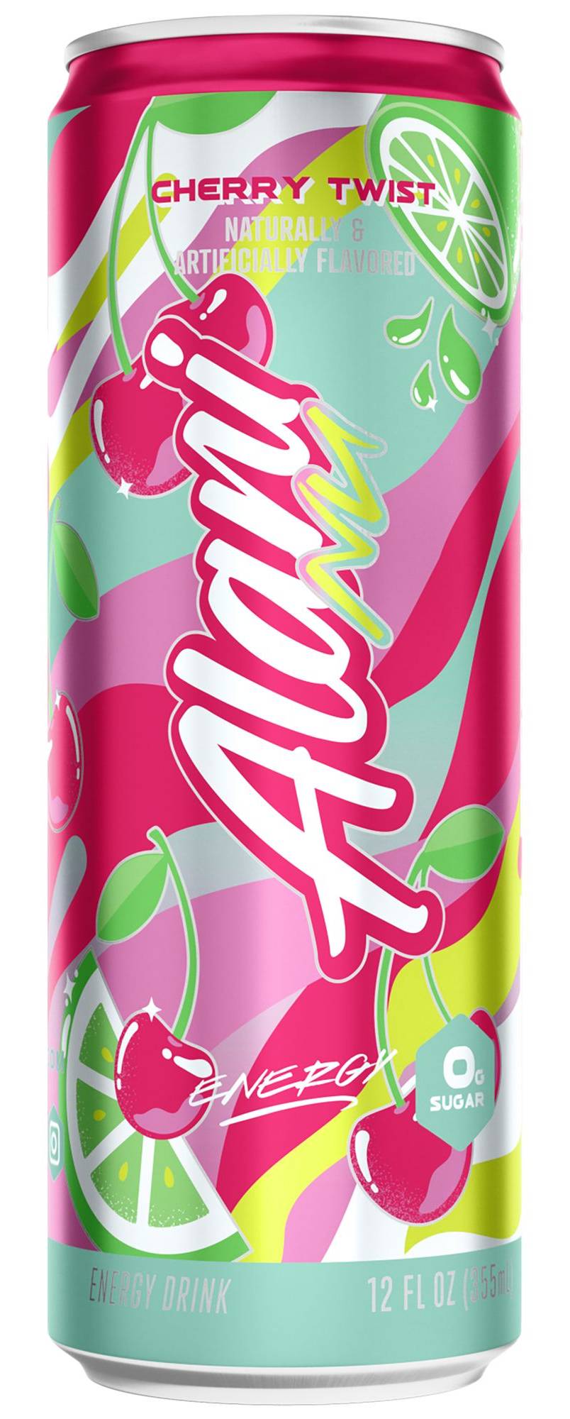 Alani Nu Energy Drink, Cherry (12 x 12 fl oz)