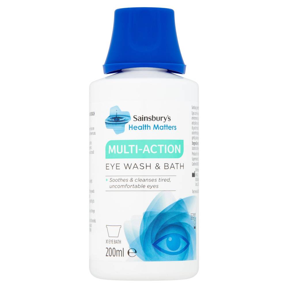 Sainsbury's Eye Wash & Bath 200ml