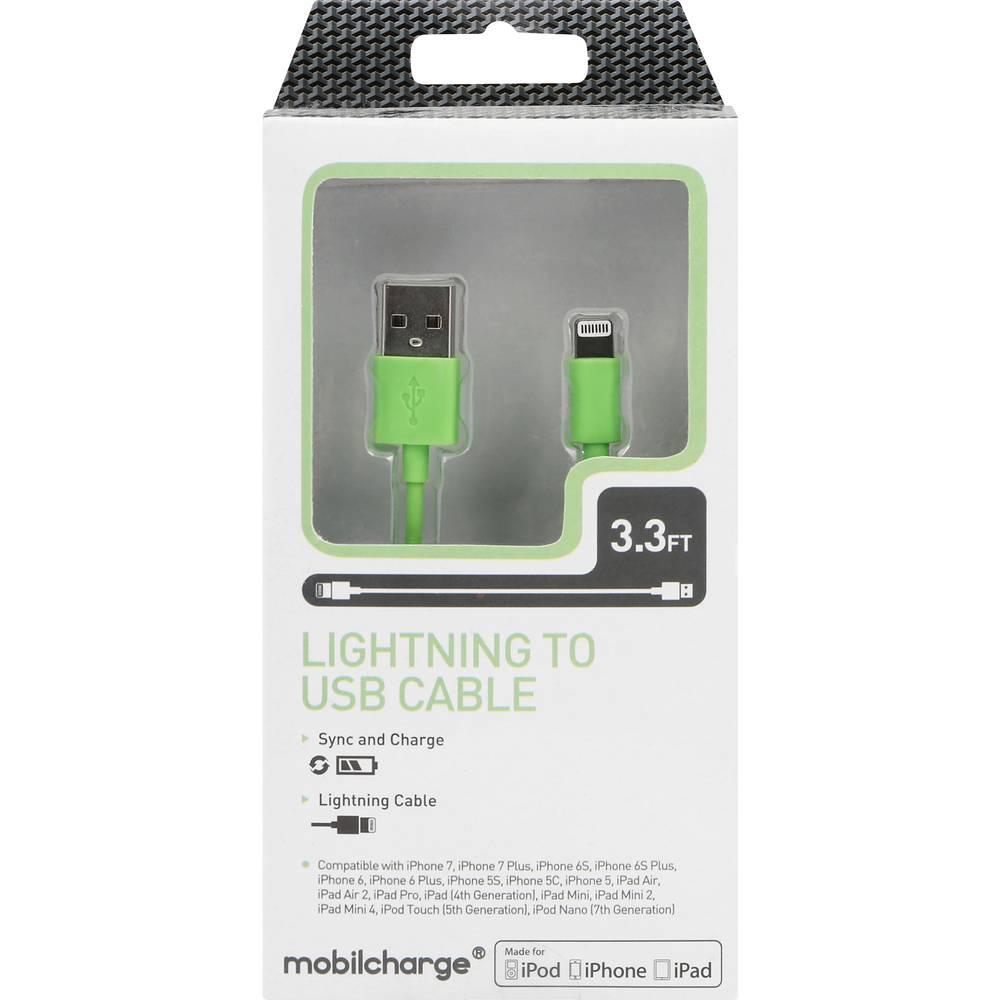 Mobilcharge Lightning To Usb Cable