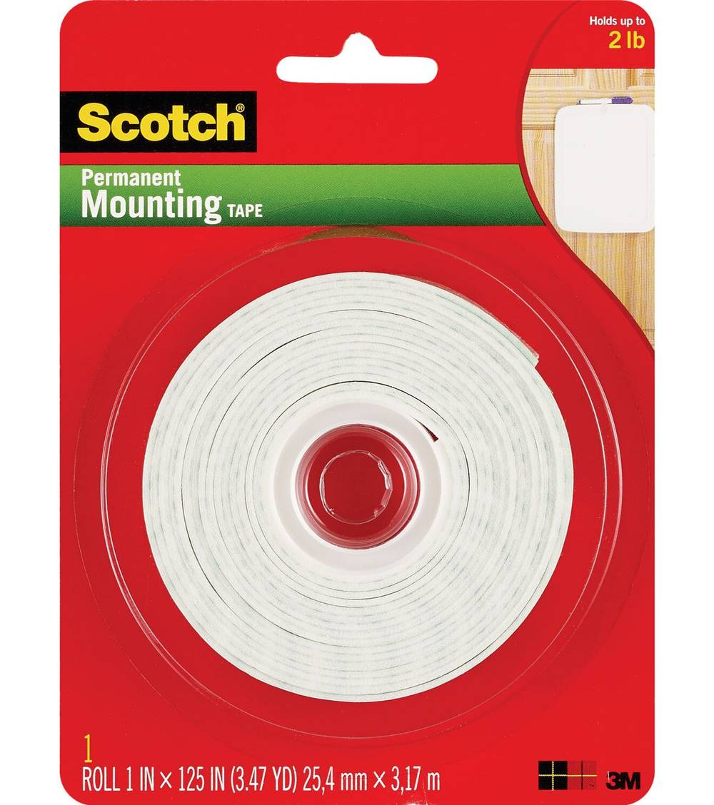 Scotch Permanent Heavy Duty Mounting Tape