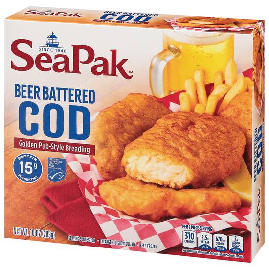Seapak Beer Battered Cod