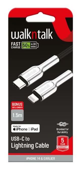WNT Fast Charge USB-C to Lightning Cable