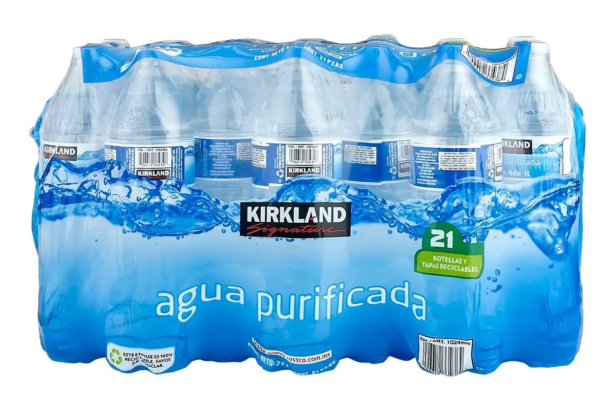 Kirkland Signature · Agua purificada (21 x 1 L)
