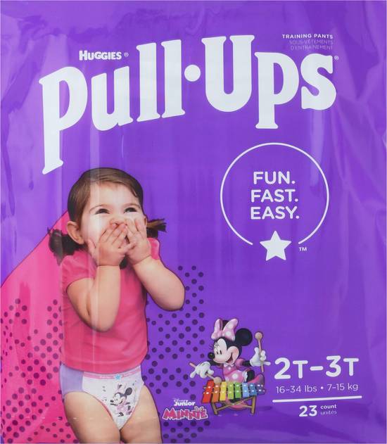 Huggies Pull Ups Disney Junior Minnie Training Pants 2t-3t (23 ct)