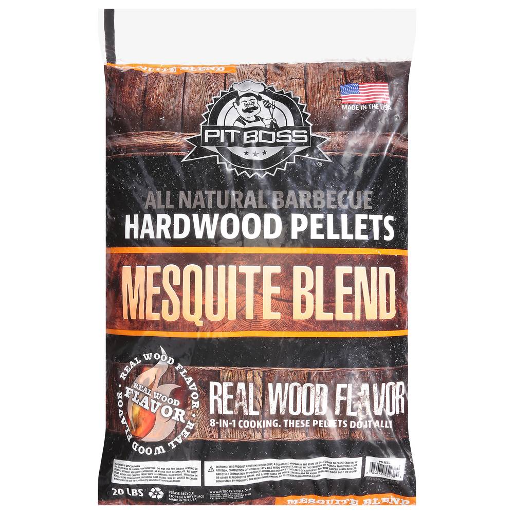 Pit Boss Mesquite Blend Hardwood Pellets (real wood)